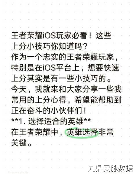 王者荣耀，解锁匹配神队友的秘籍，上分不再难！