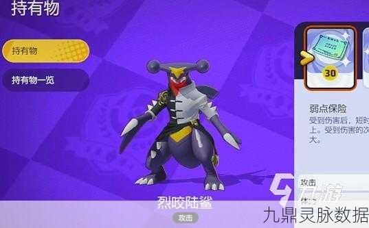 烈咬陆鲨制霸战场！宝可梦大集结持有物搭配全攻略