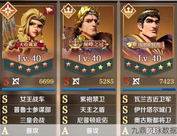 五星全A技能超低配突击队,新手开荒秘籍,文明与征服阵容大揭秘!