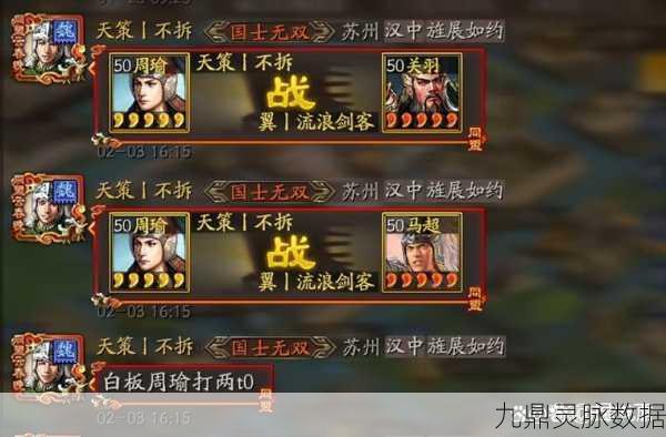 乱世三国志,灵雎战马搭配策略全揭秘
