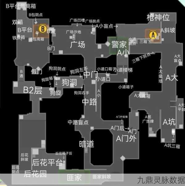 CF手游战术大师,沙漠灰A大道狙击点位全揭秘