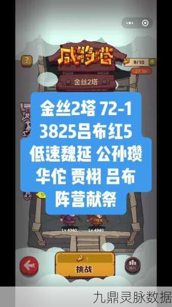 咸鱼之王金丝八塔全攻略，揭秘第十层突破秘籍