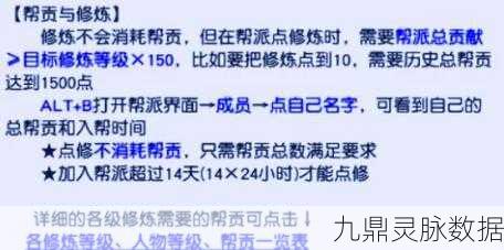 楚留香手游帮贡获取全攻略
