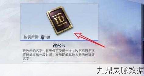 和平精英,解锁免费改名卡的多样攻略