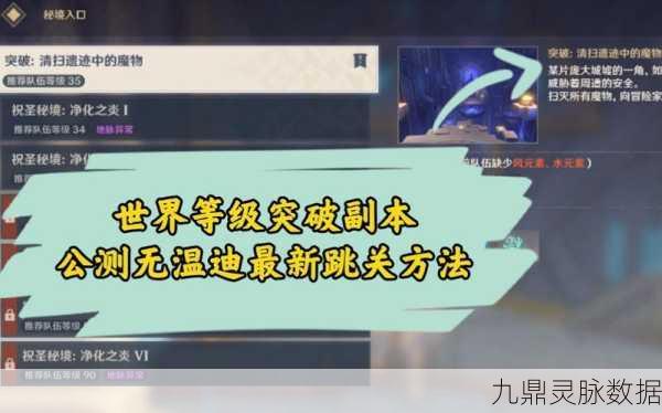 原神30级突破世界等级全攻略