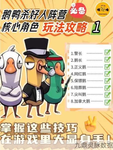 鹅鸭杀深度解析,各身份进阶玩法全攻略