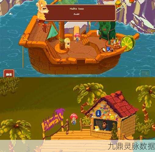 夜影奇遇，探索卡通像素世界的闯关之旅
