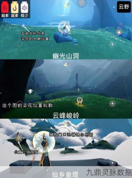 霞谷花开，光遇之旅的浪漫探索——霞谷区域花朵位置全攻略