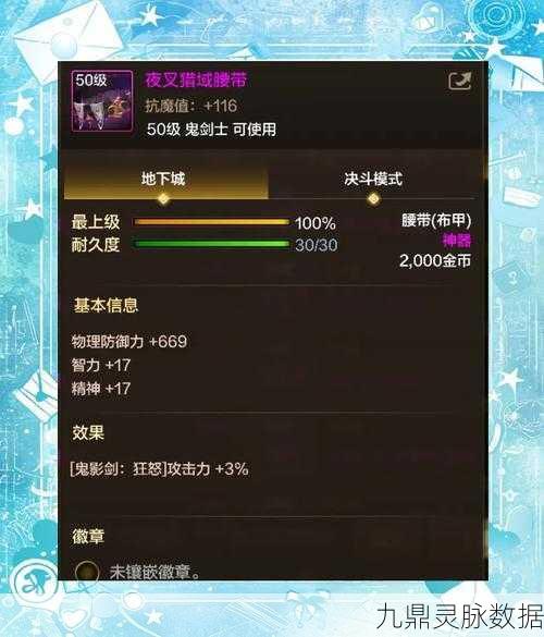 DNF鬼泣玩家深度进阶指南,玩转鬼泣职业的秘籍