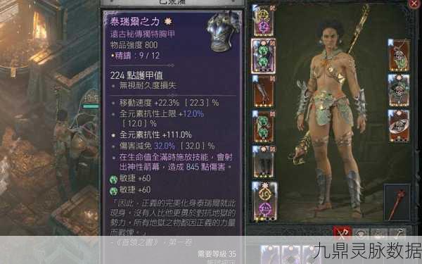 暗黑黎明准星艾琳娜六级进阶装备深度剖析