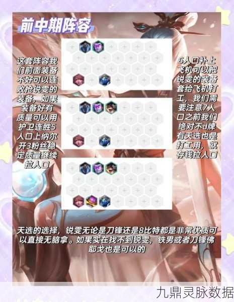 云顶之弈夜幽锐雯阵容全解析，如何解锁锐雯的极致战力