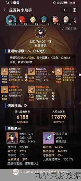 原神卢姥爷圣遗物搭配秘籍，解锁极致输出与生存之道