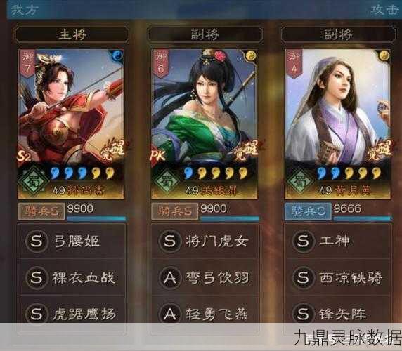 三国志战略版孙尚香搭配全攻略