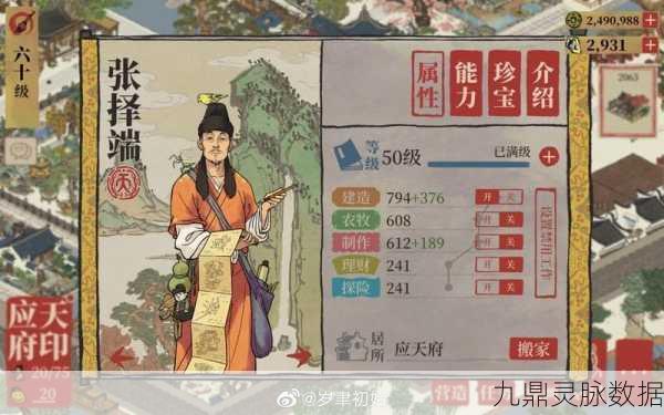 江南百景图新角色张择端解锁秘籍大公开