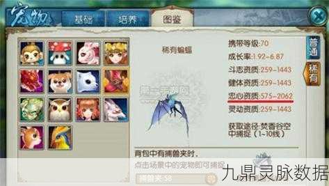 诛仙手游怀光宠物属性选择深度剖析